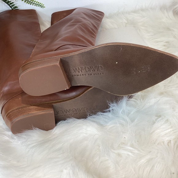 JOAN & DAVID COUTURE ITALIAN LEATHER KNEE HIGH EQUESTRIAN RIDING BOOTS SZ 7 - Picture 12 of 13